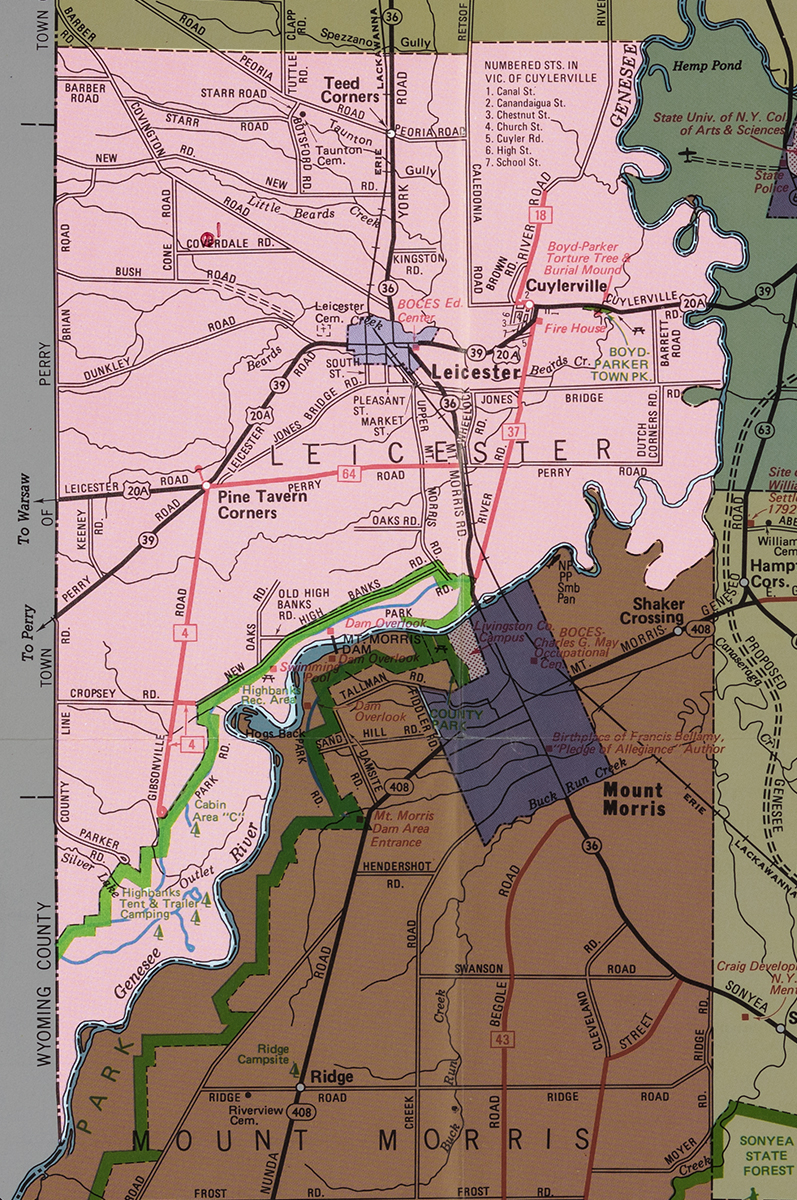 Town of Leicester Map